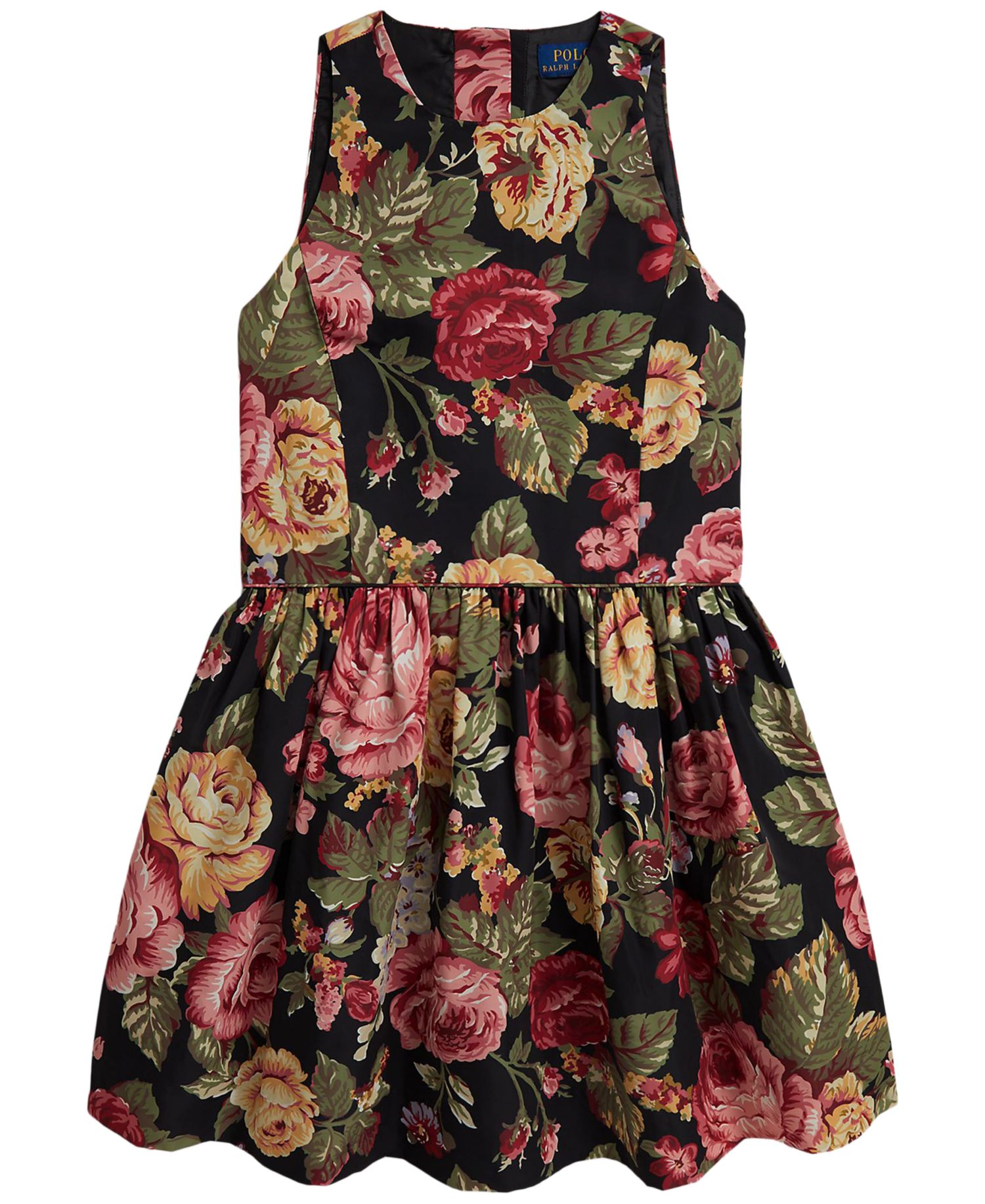 Girls' 7-16 Floral Fit-and-Flare Dress