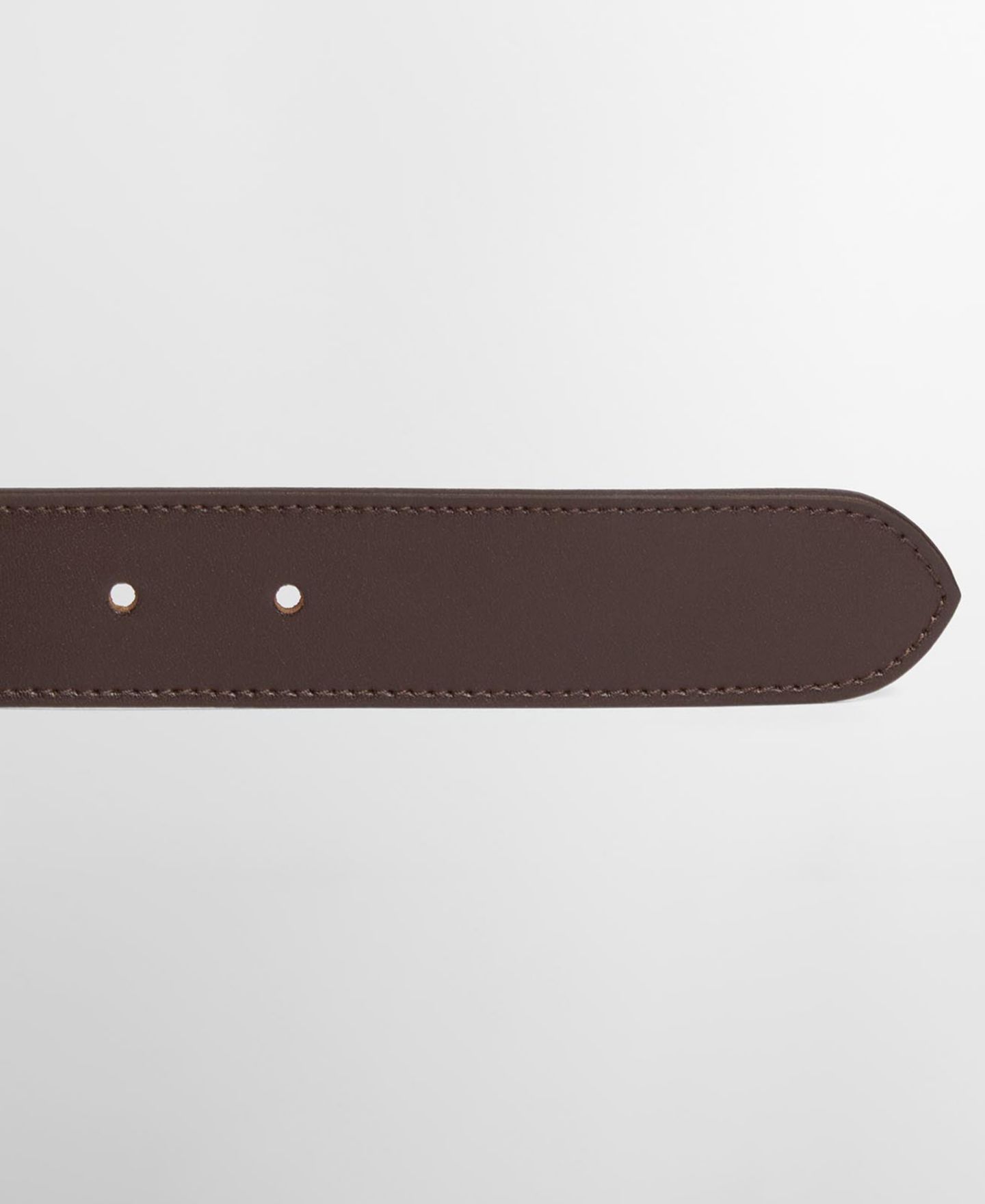 Мужской ремень Barbour 30MM Tartan Leather Belt, цвет: Коричневый — фото 4