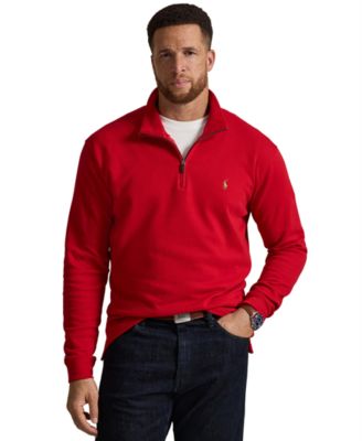 Men's Big & Tall Estate-Rib Quarter-Zip Pullover Sweater