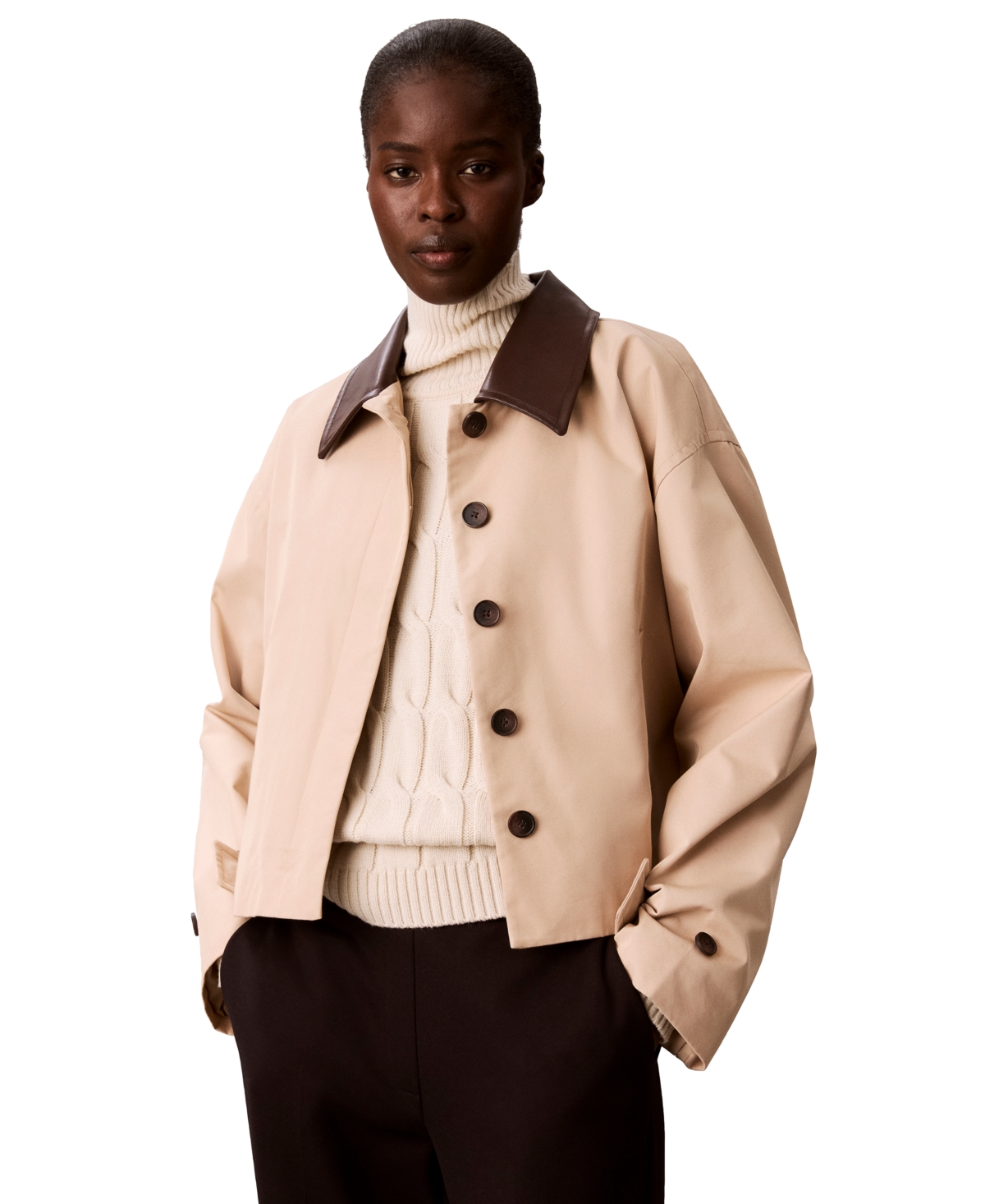 Calvin Klein Women's Cropped Jacket
