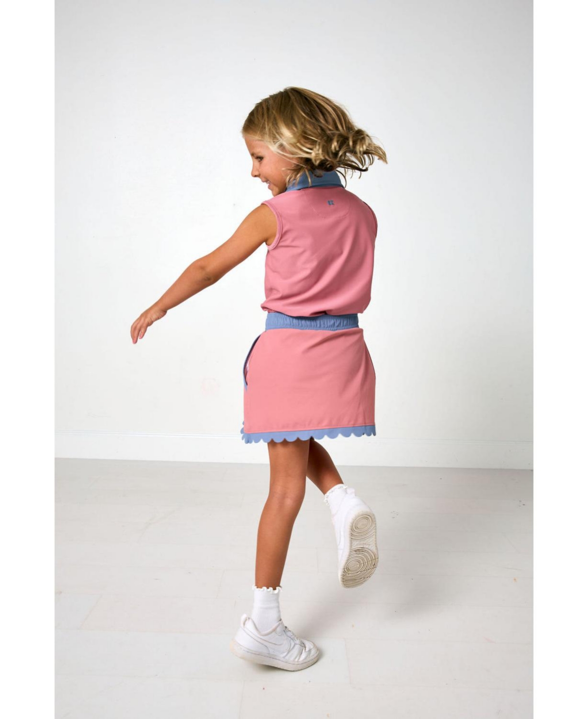Courtside Kids Girls' 2-16 Scalloped Skort
