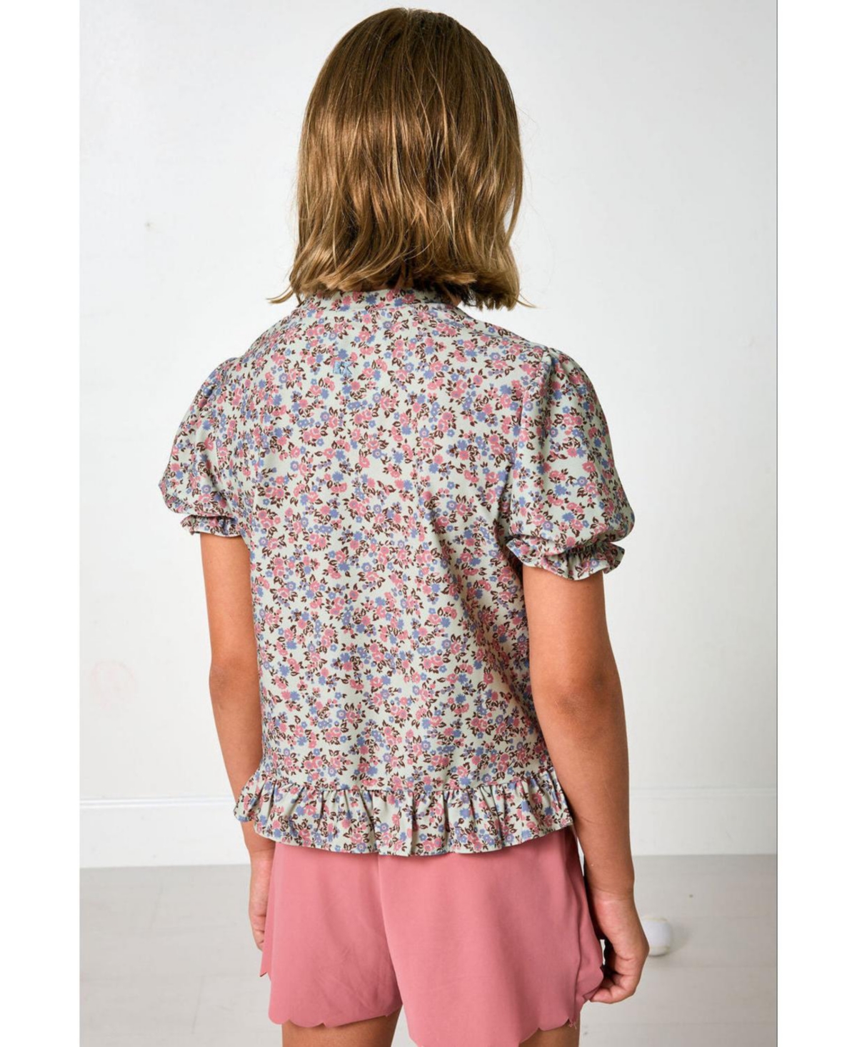 Courtside Kids Girls' 2-16 Ruffle Tee