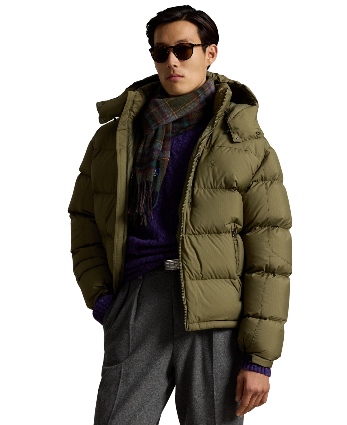 Polo Ralph Lauren Men's Gorham Relaxed-Fit Hooded Water-Repellent Down Jacket