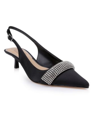 Women's Bibi Pointed-Toe Kitten-Heel Pumps