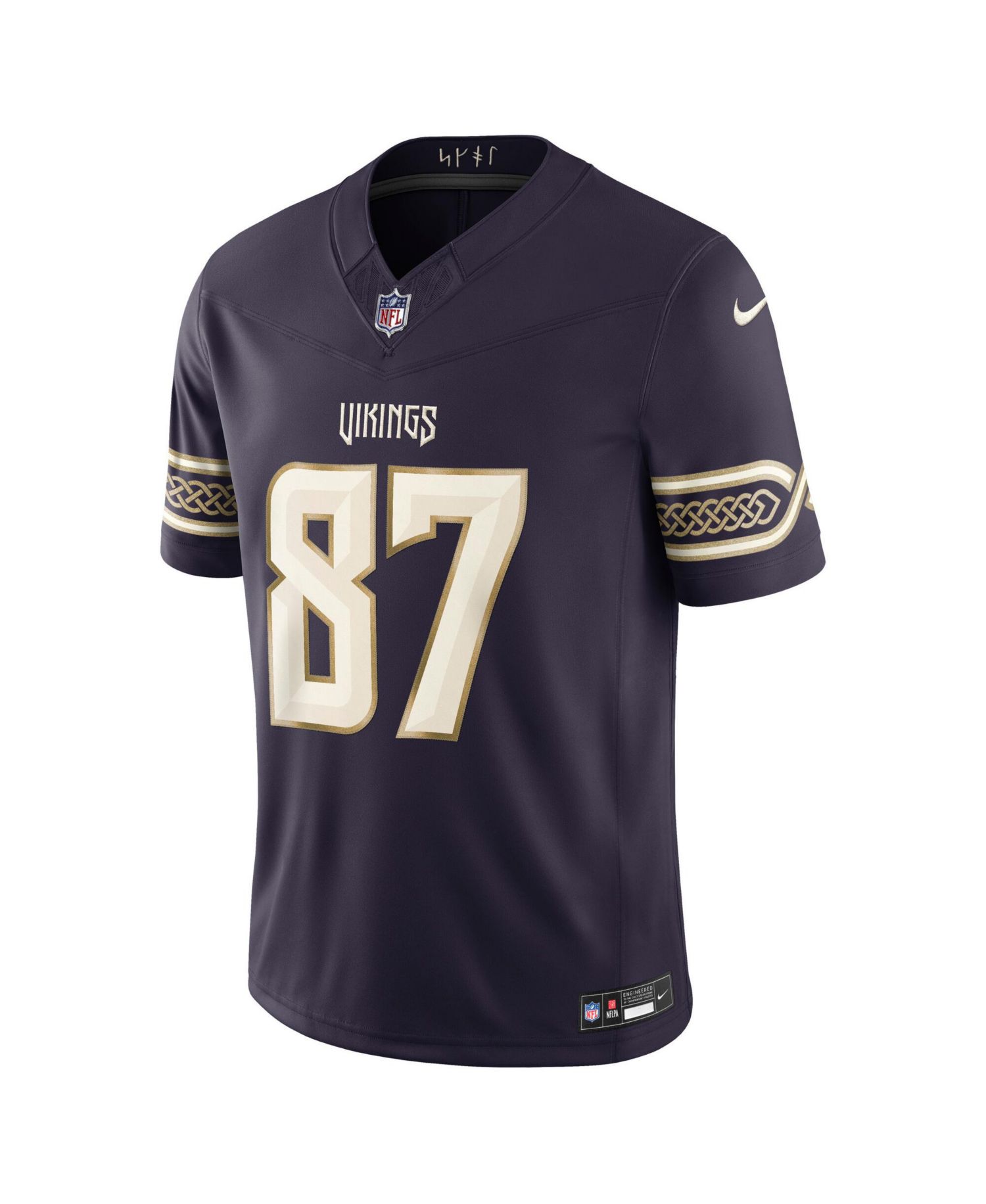 Men's T.J. Hockenson Purple Minnesota Vikings 2026 Rivalries Collection Vapor F.U.S.E Stitched Limited Jersey