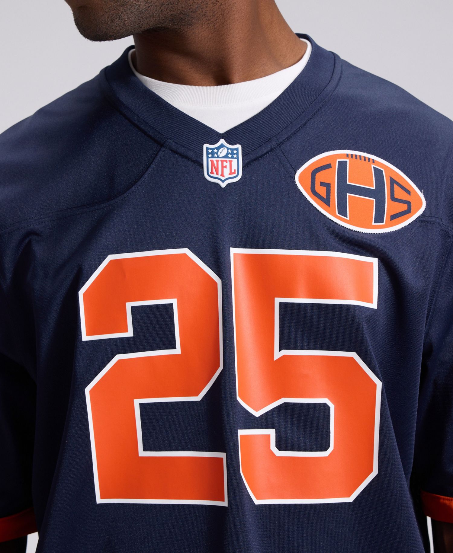 Men's Kyle Monangai Navy Chicago Bears 2026 Rivalries Collection Game Jersey