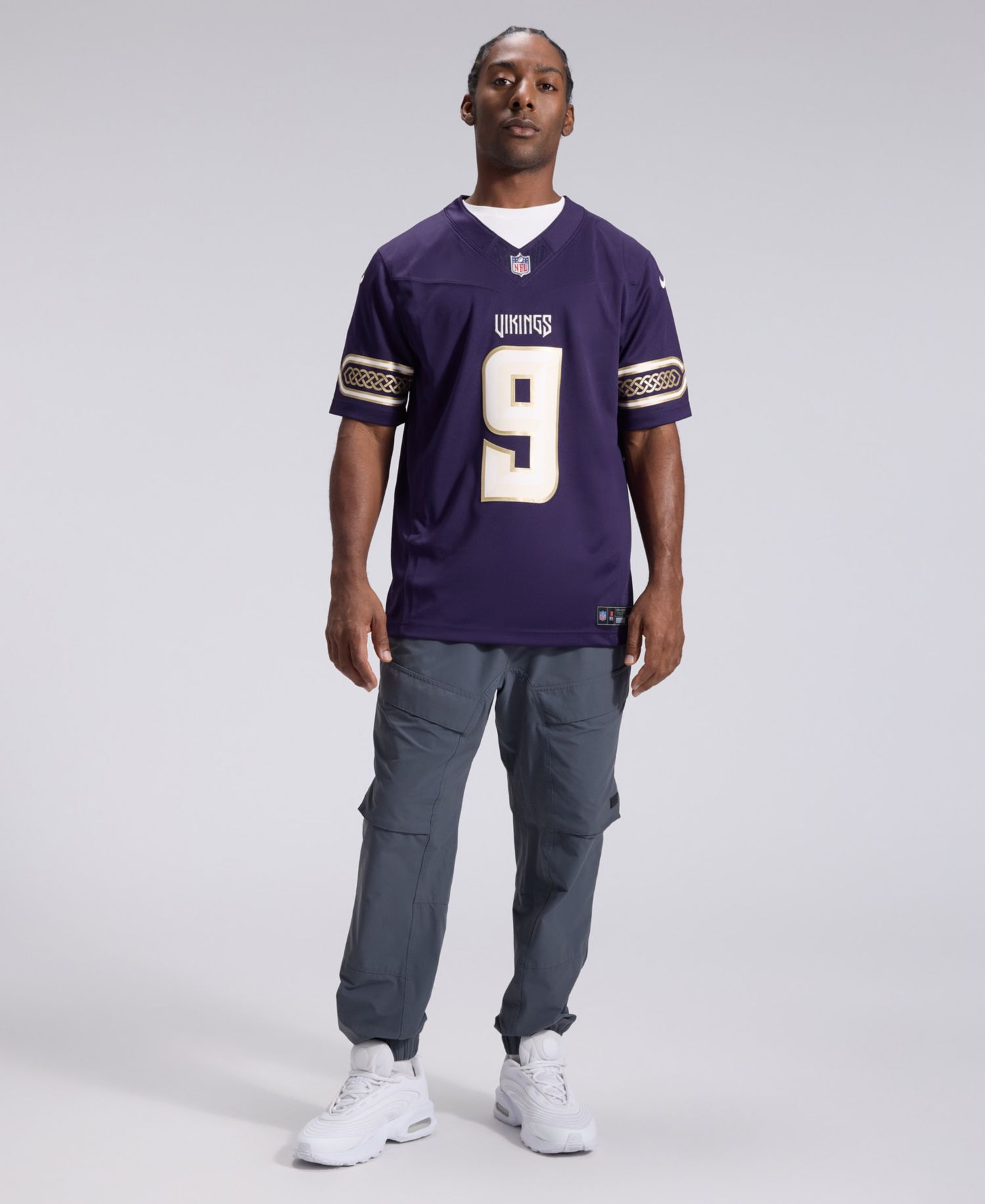 Men's J.J. McCarthy Purple Minnesota Vikings 2026 Rivalries Collection Vapor F.U.S.E Stitched Limited Jersey