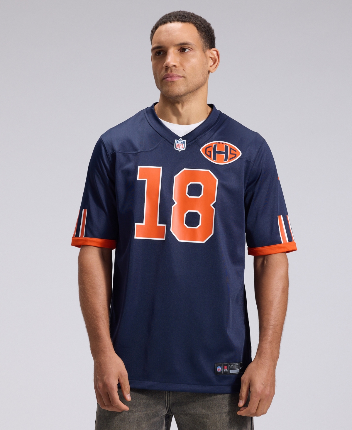 Nike Men's Caleb Williams Navy Chicago Bears 2026 Rivalries Collection Game Jersey