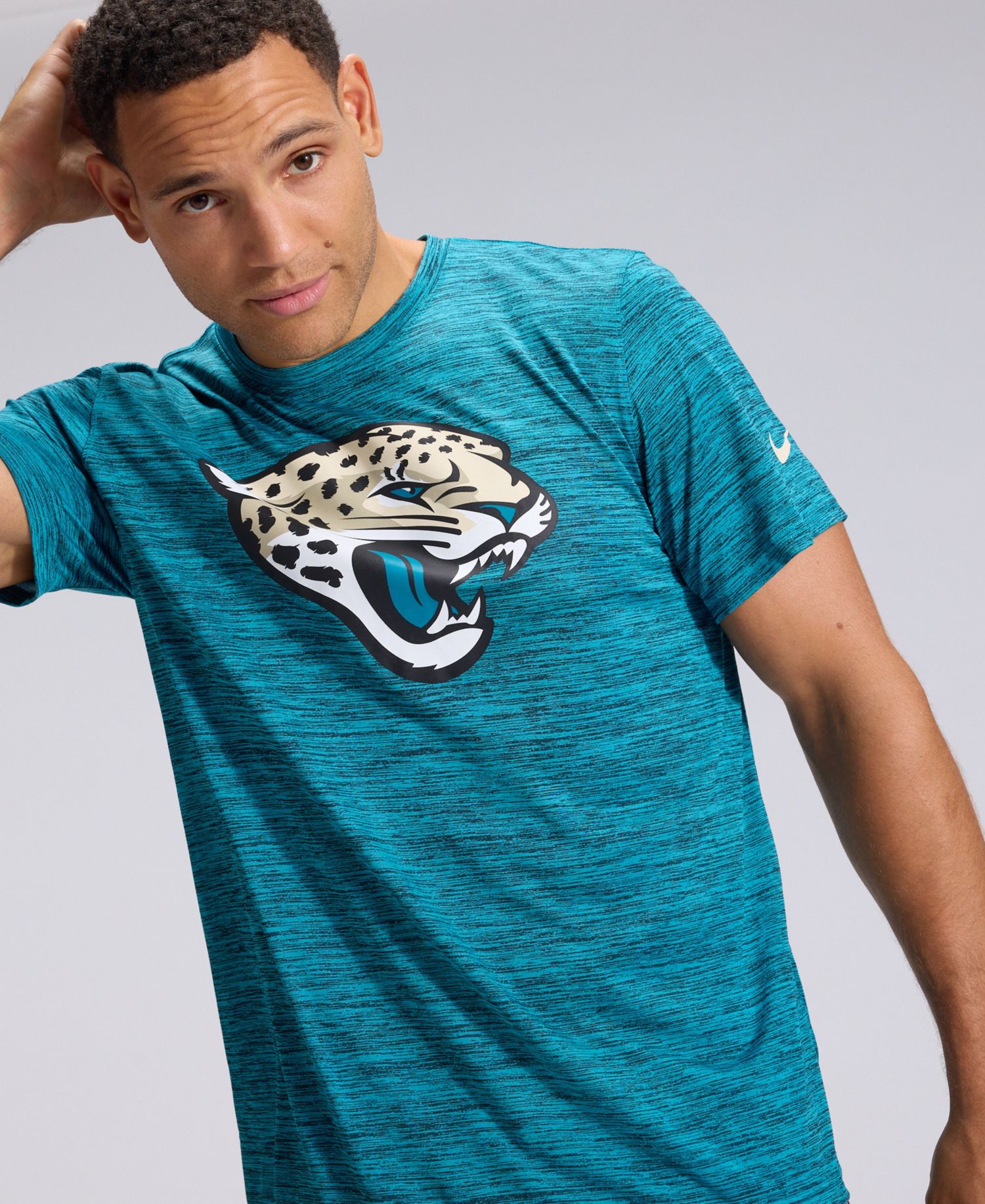 Men's Teal Jacksonville Jaguars 2026 Rivalries Collection Sideline Velosity T-Shirt