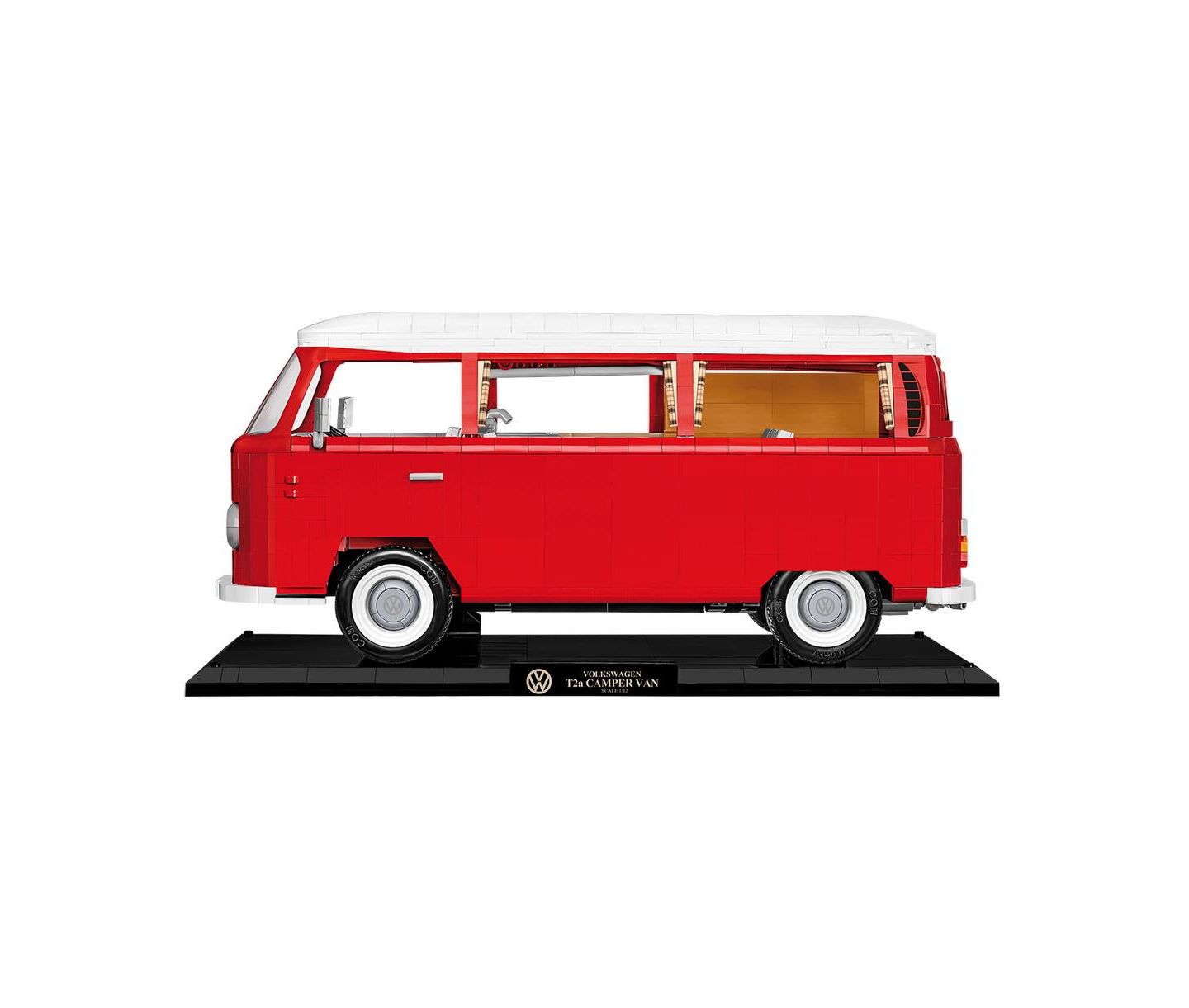 Детский конструктор COBI Volkswagen T2A Camper Van Executive Edition 2775-Piece Building Set, Ages 11+ — фото 4