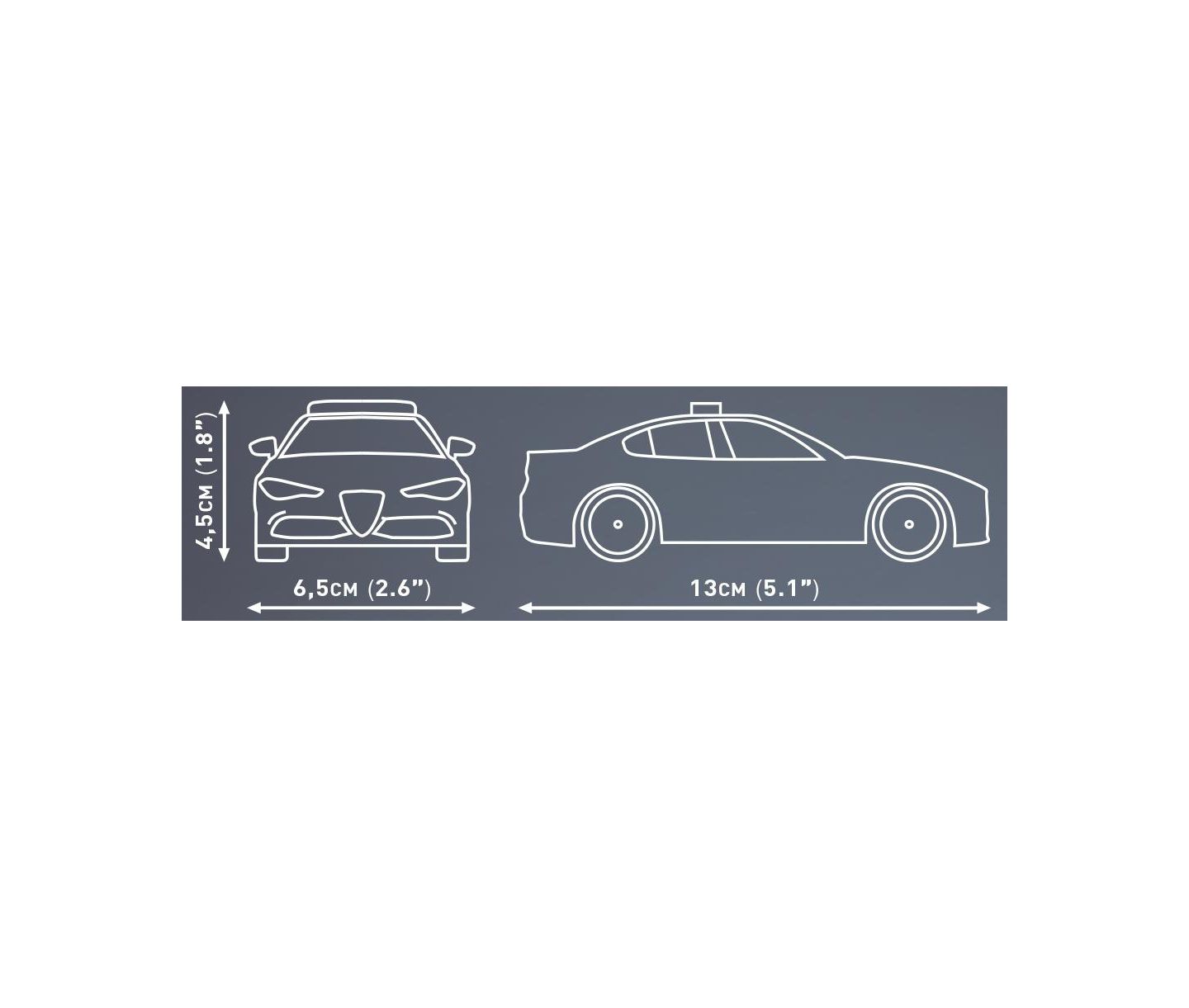 Детский конструктор COBI Alfa Romeo Giulia Quadrifoglio Polizia 93-Piece Building Set, Ages 6+ — фото 4