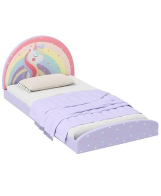 Twin Upholstered Kids Floor Bed Frame