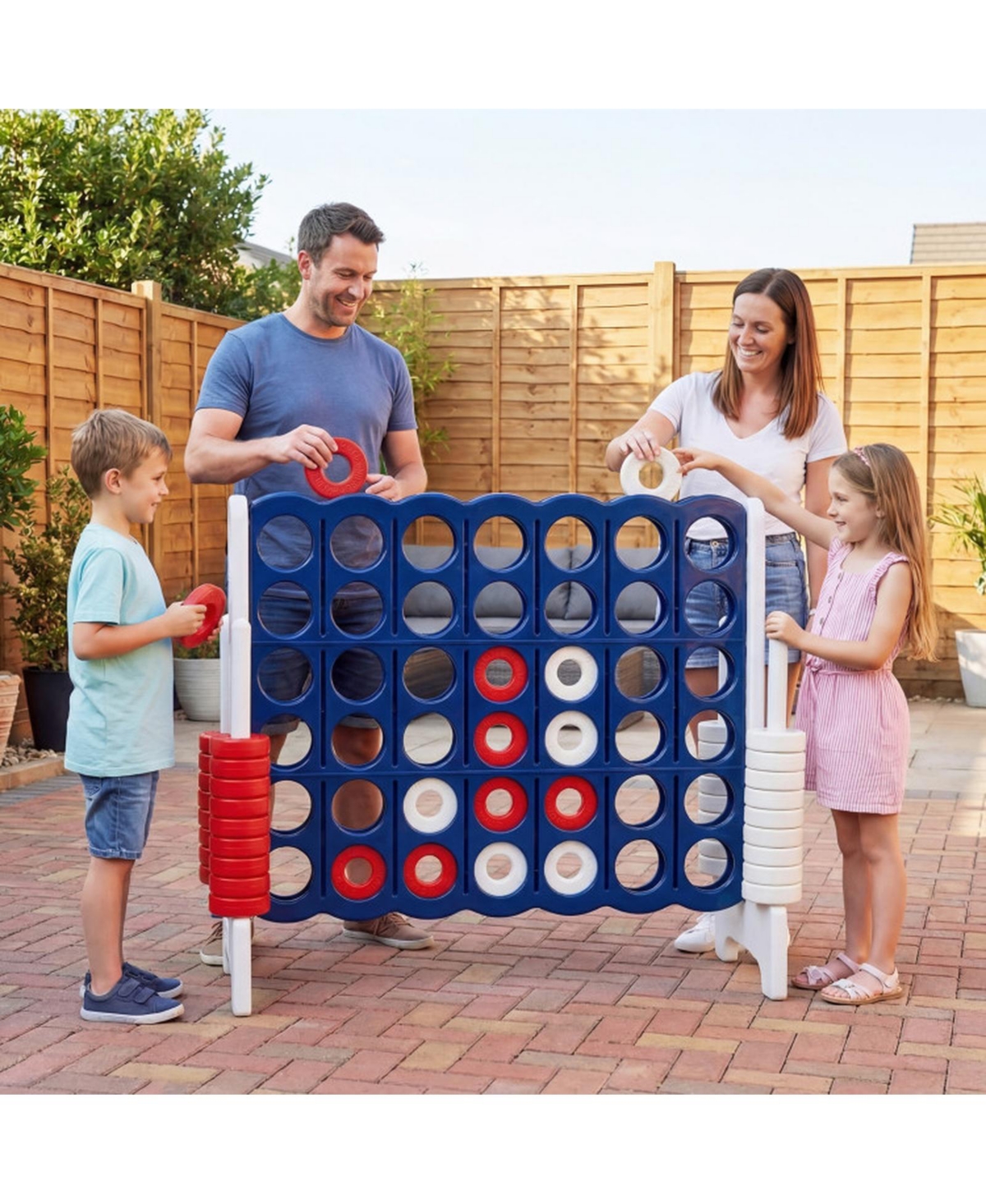 Sugift Jumbo 4-to-Score Game Set 42-Piece Board Game, Ages 3-12