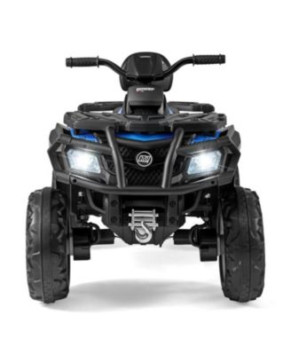 24V 2-Seater Kids Ride-On ATV with Four Motors and LED Lights, Ages 3-8