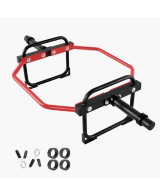 Detachable Trap Hex Bar 2 in with Knurled Neutral Grips and 500 lbs Capacity for Deadlifts and Shrugs