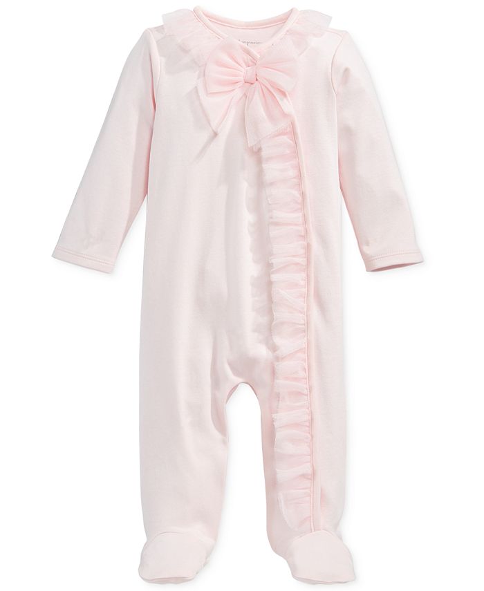 First Impressions Baby Girls Footed Tulle Coverall Created for