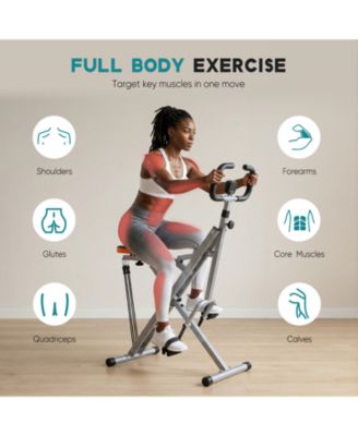 Foldable Home Squat Machine, 330lbs Weight Capacity, Adjustable Resistance Lower Body Trainer