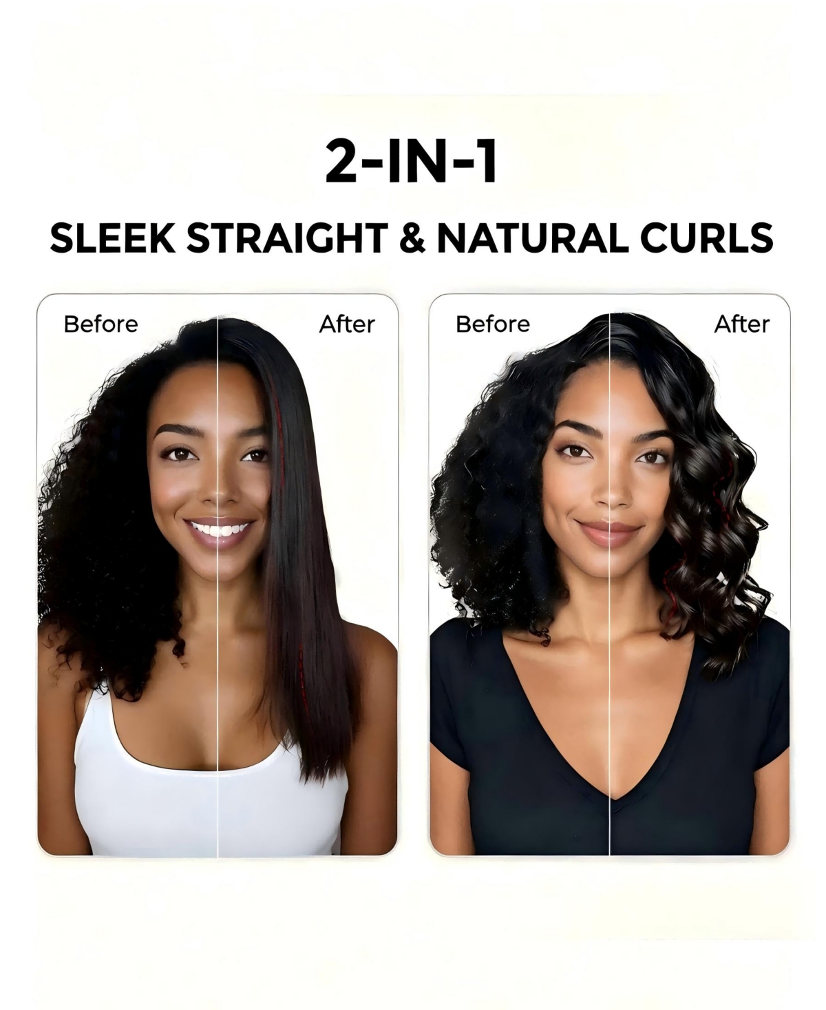 Tymo Beauty Airflow 2 in1 Hair Curler and Straightener