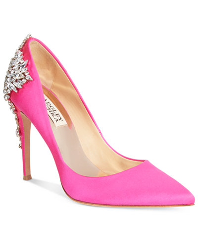 Badgley Mischka Gorgeous Pointed-Toe Evening Pumps