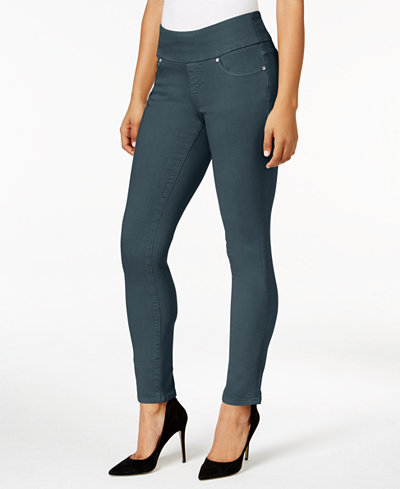 JAG Pull-On Colored Wash Skinny Jeans, Only at Macy's