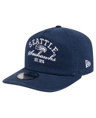 Men's College Navy Seattle Seahawks Stacked 19TWENTY Adjustable Hat
