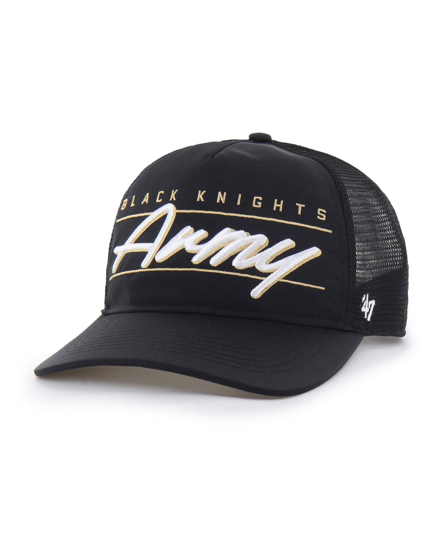 Men's and Women's '47 Black Army Black Knights brrr&deg; Condor Mesh Hitch Adjustable Hat