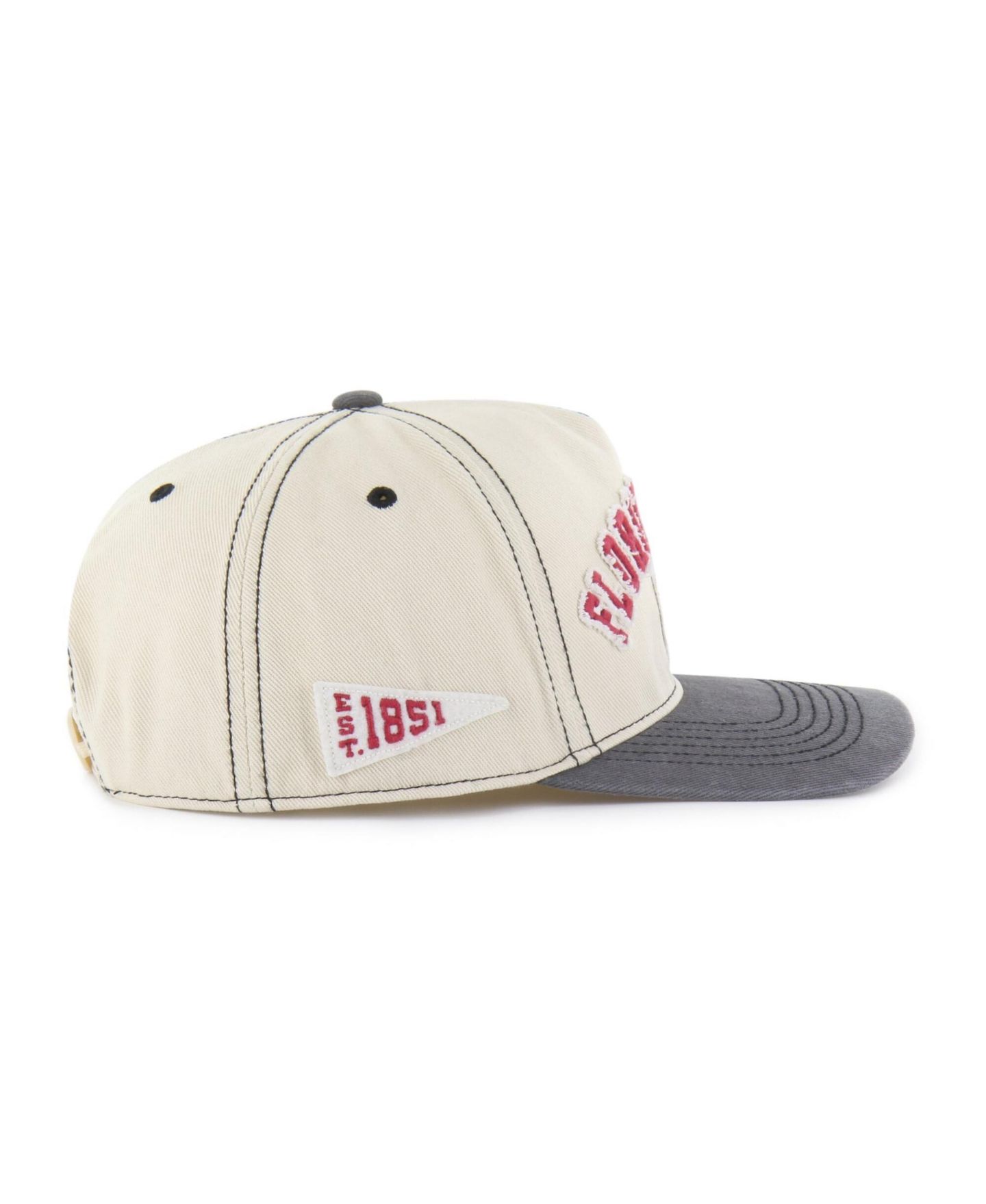 Кепка '47 Brand Tan/Black Florida State Seminoles Well-Worn Calderwood Hitch Adjustable Hat — фото 3