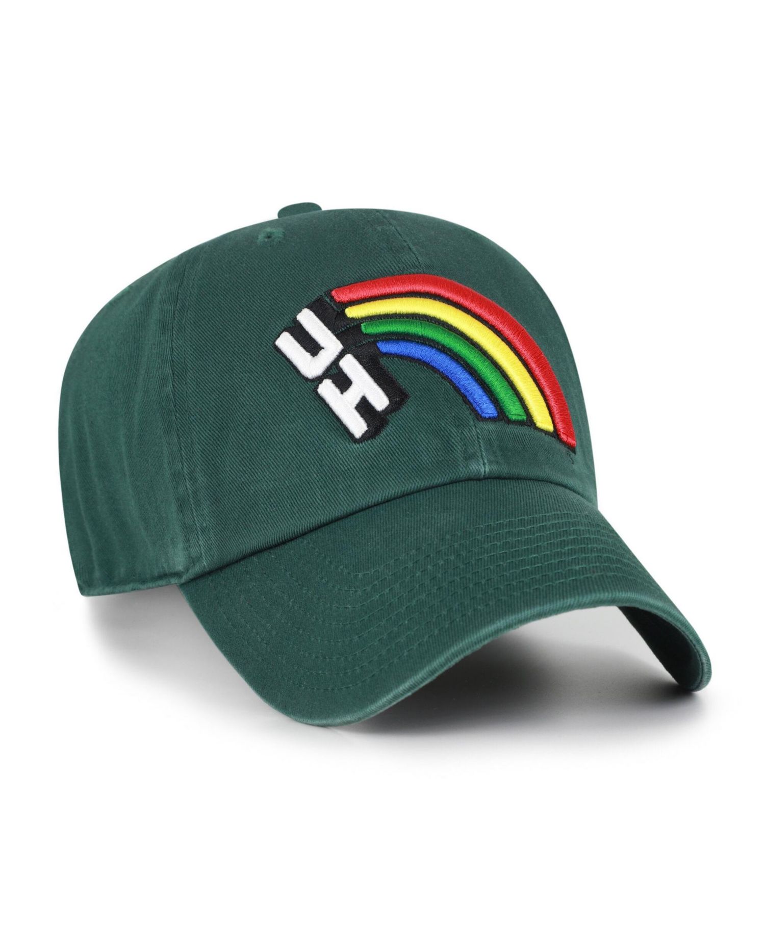 Men's '47 Dark Green Hawaii Rainbow Warriors Vault Clean Up Adjustable Hat
