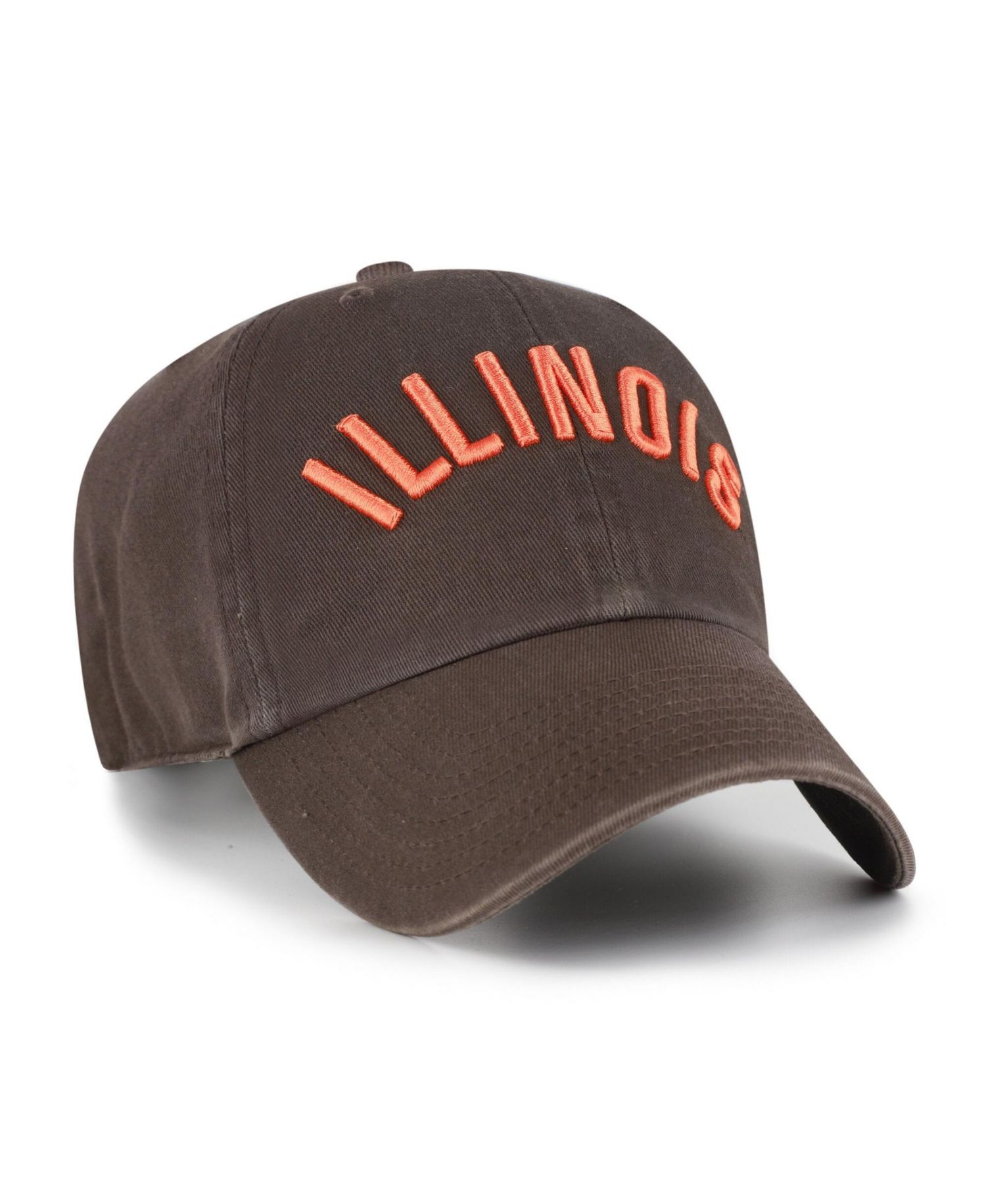 Men's '47 Brown Illinois Fighting Illini Vault Clean Up Adjustable Hat