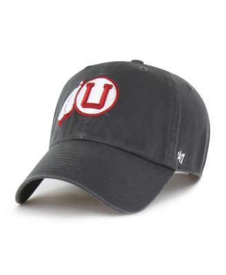 Men's '47  Charcoal Utah Utes Vault Clean Up Adjustable Hat