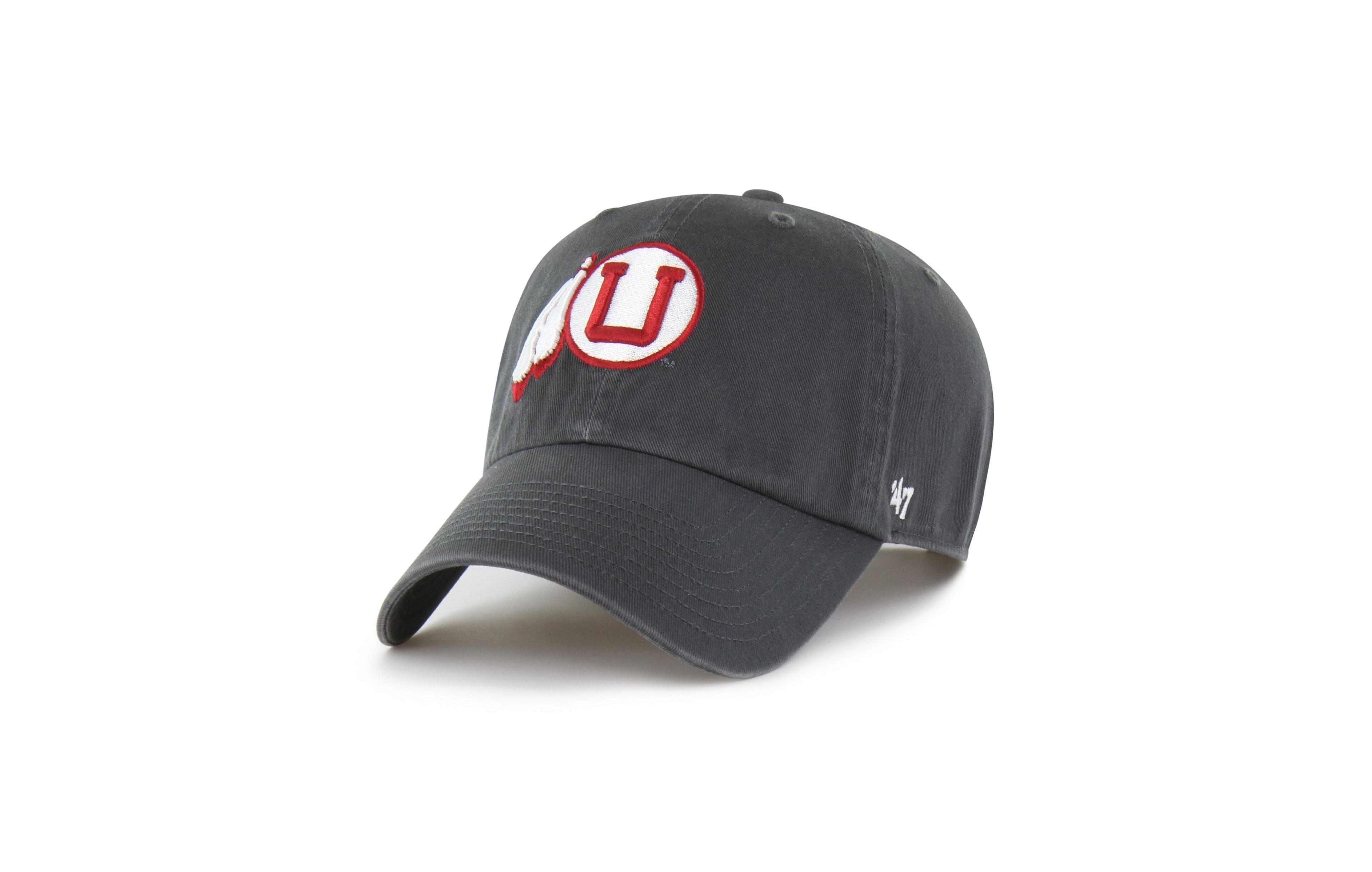 '47 Brand Men's Charcoal Utah Utes Vault Clean Up Adjustable Hat