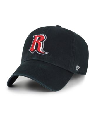 Men's '47  Black Rutgers Scarlet Knights Vault Clean Up Adjustable Hat