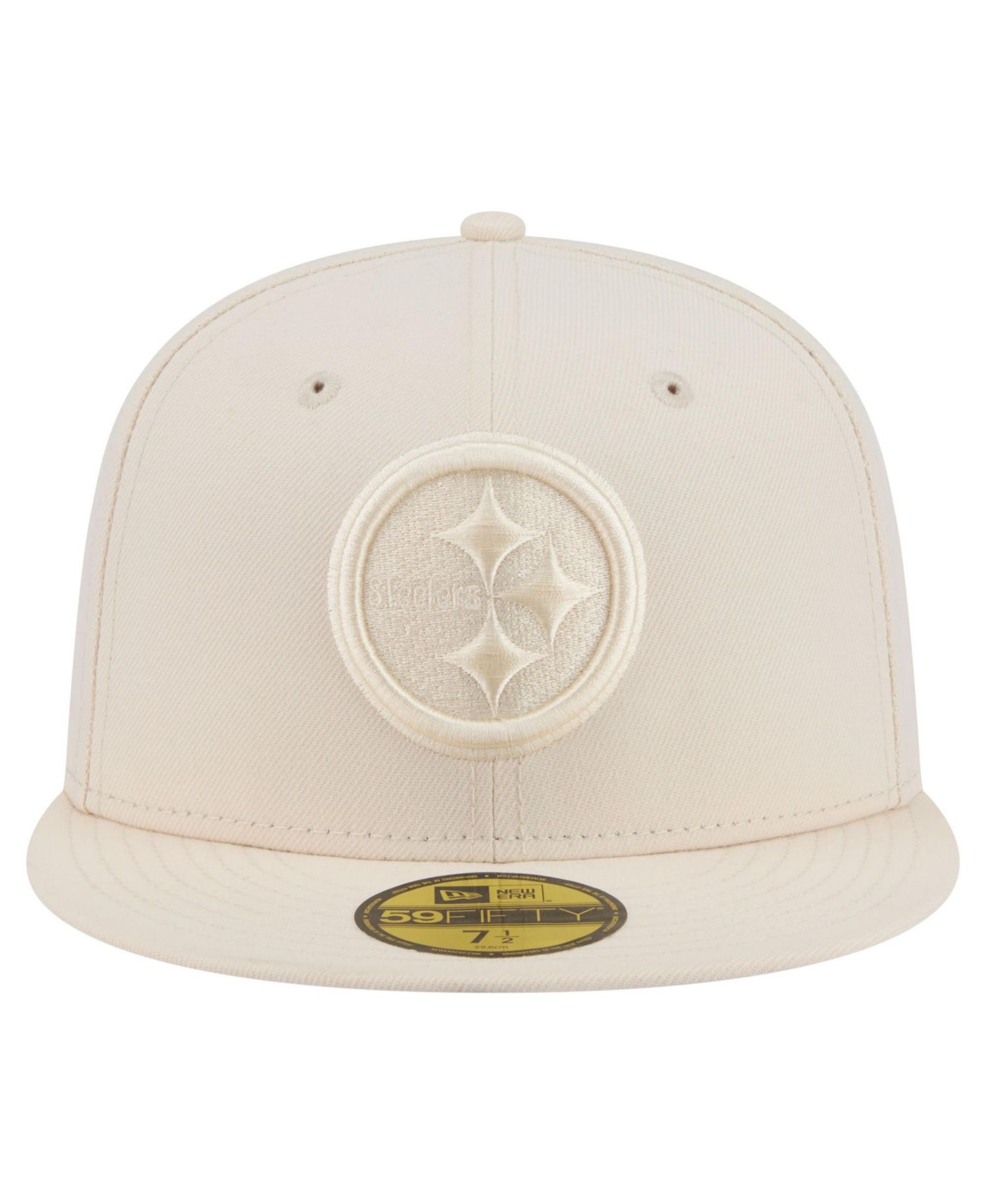 Men's Cream Pittsburgh Steelers Color Pack 59FIFTY Fitted Hat