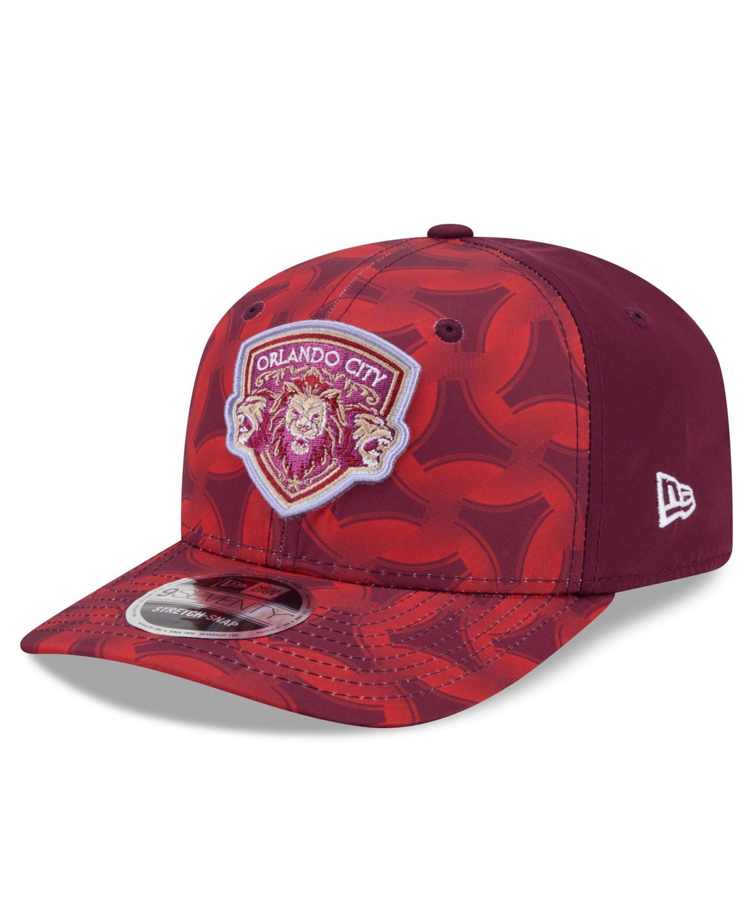 Men's Red Orlando City SC 2026 Third Jersey Hook 9SEVENTY Adjustable Hat
