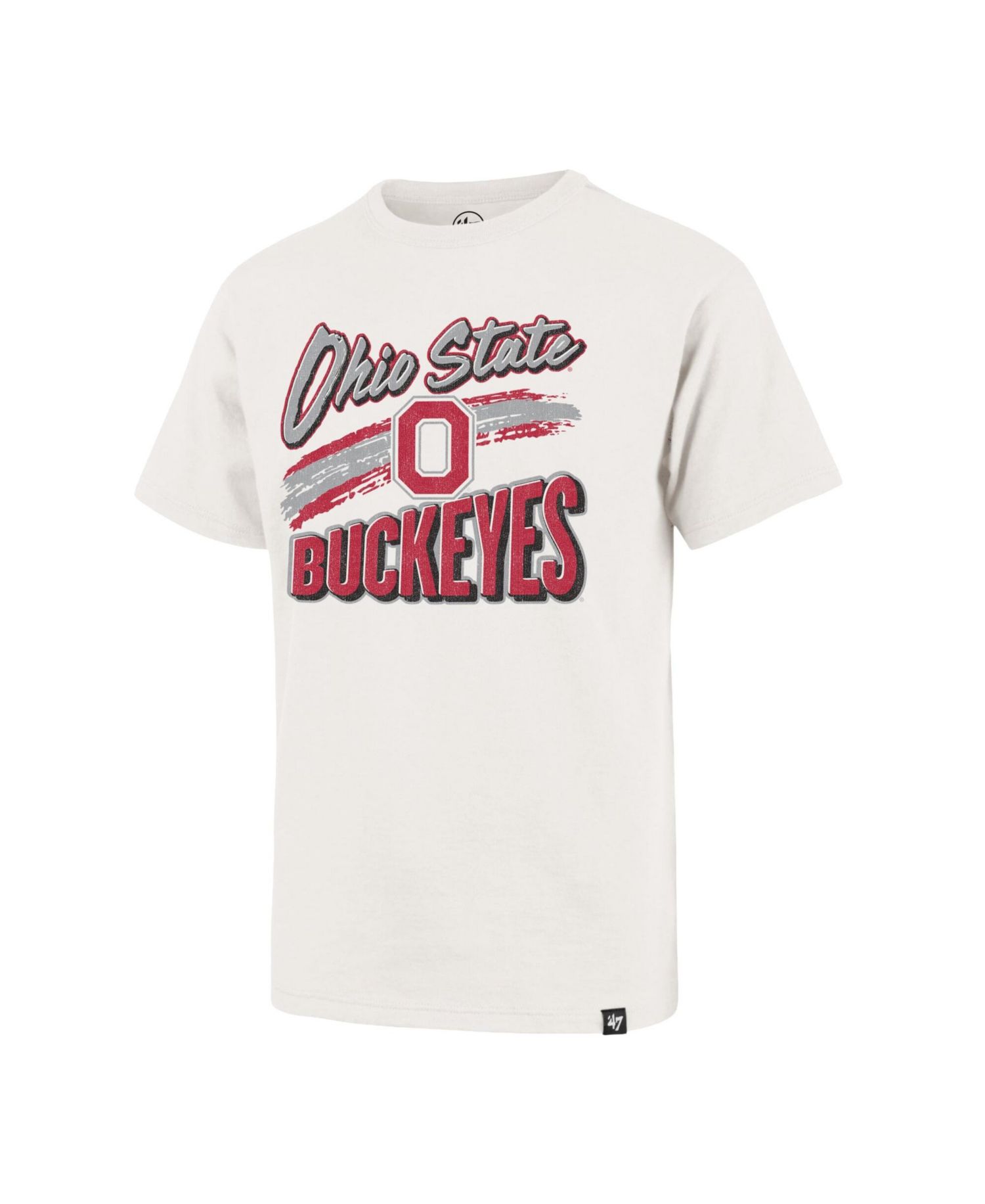 Big Boys and Girls '47 Cream Ohio State Buckeyes Dime Time Franklin T-Shirt