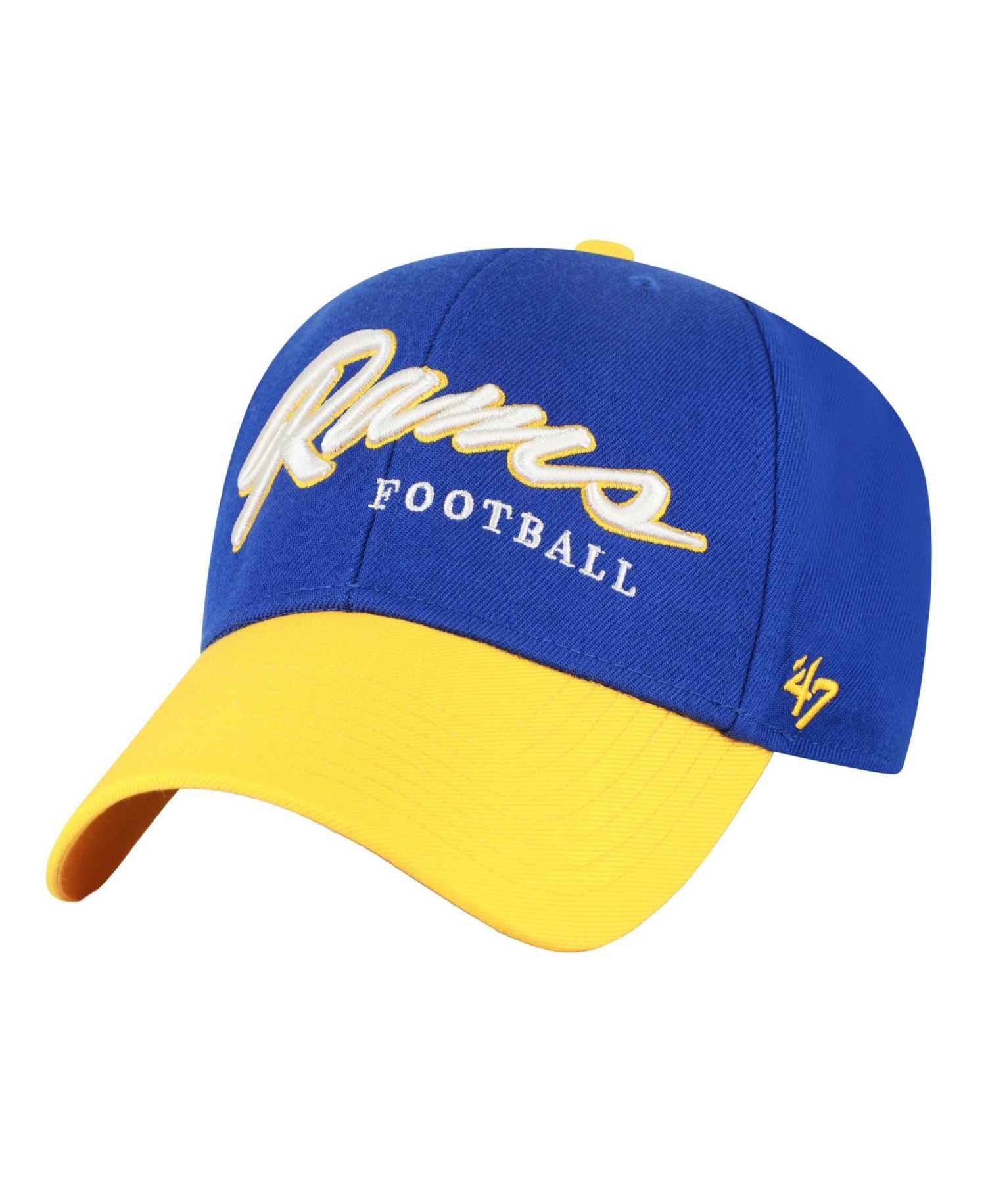 Men's '47 Royal Los Angeles Rams Throwback MVP Adjustable Hat