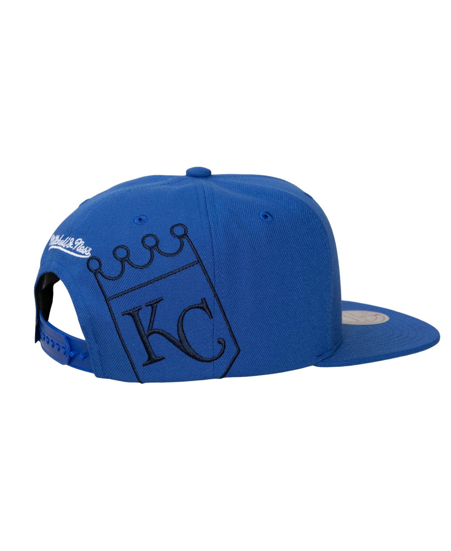 Men's and Women's Royal Kansas City Royals Side Logo Snapback Hat