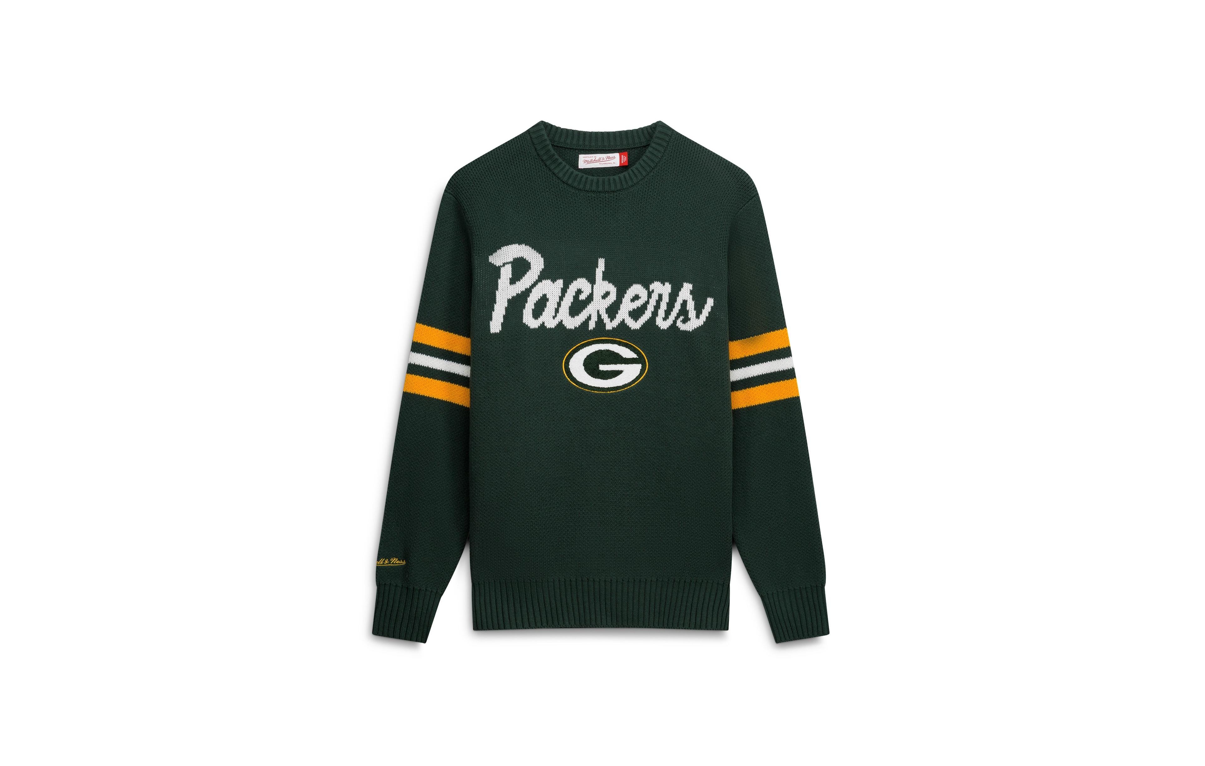 Mitchell & Ness Men's Green Bay Packers Head Coach Sweater