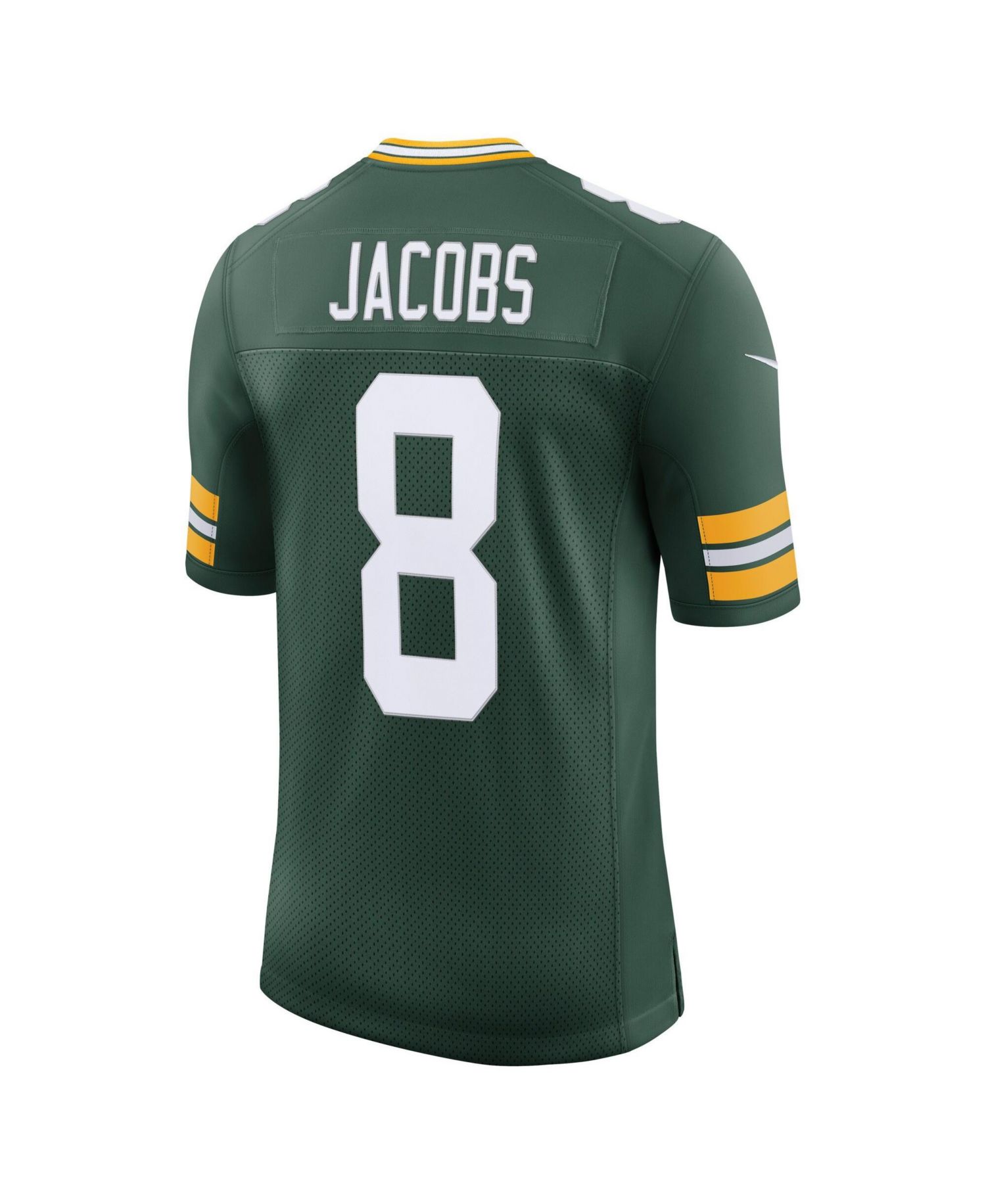 Men's Josh Jacobs Green Green Bay Packers Vapor Untouchable Stitched Limited Jersey