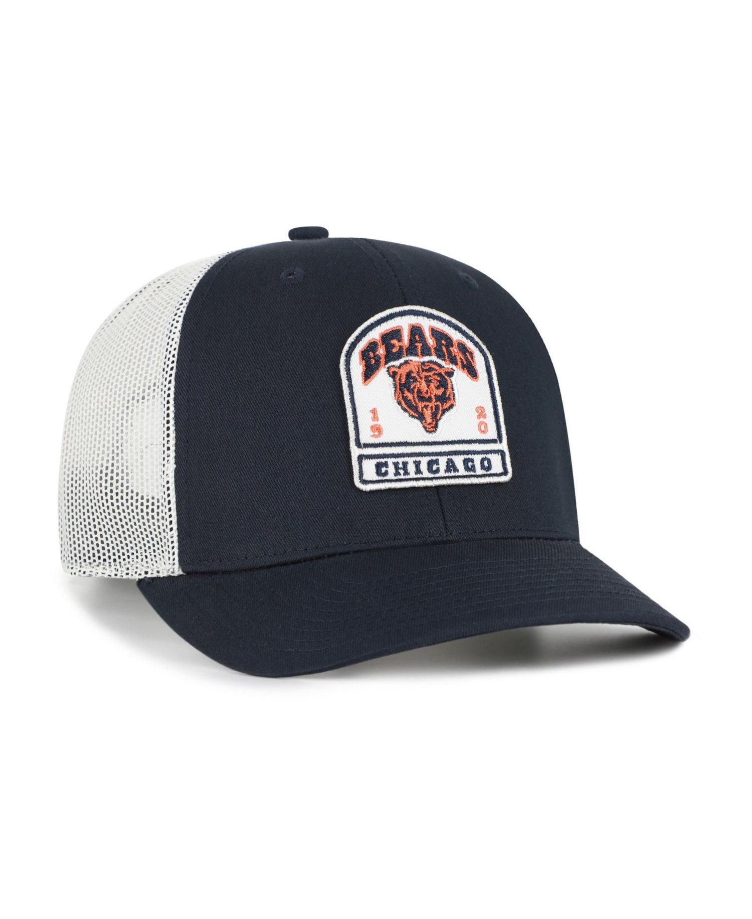 Men's '47 Navy Chicago Bears Headstone Trucker Adjustable Hat