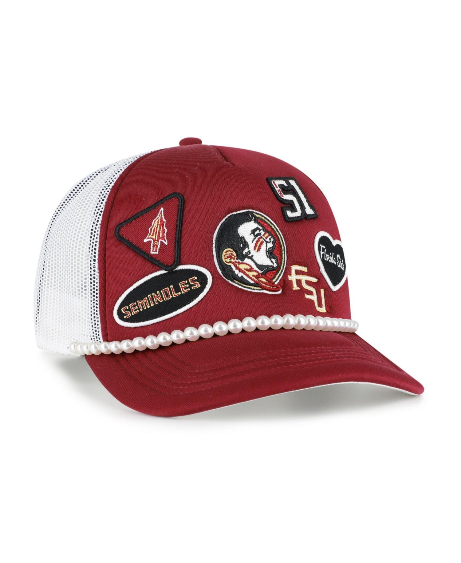 Men's '47 Garnet/White Florida State Seminoles Rally On Hitch Adjustable Hat