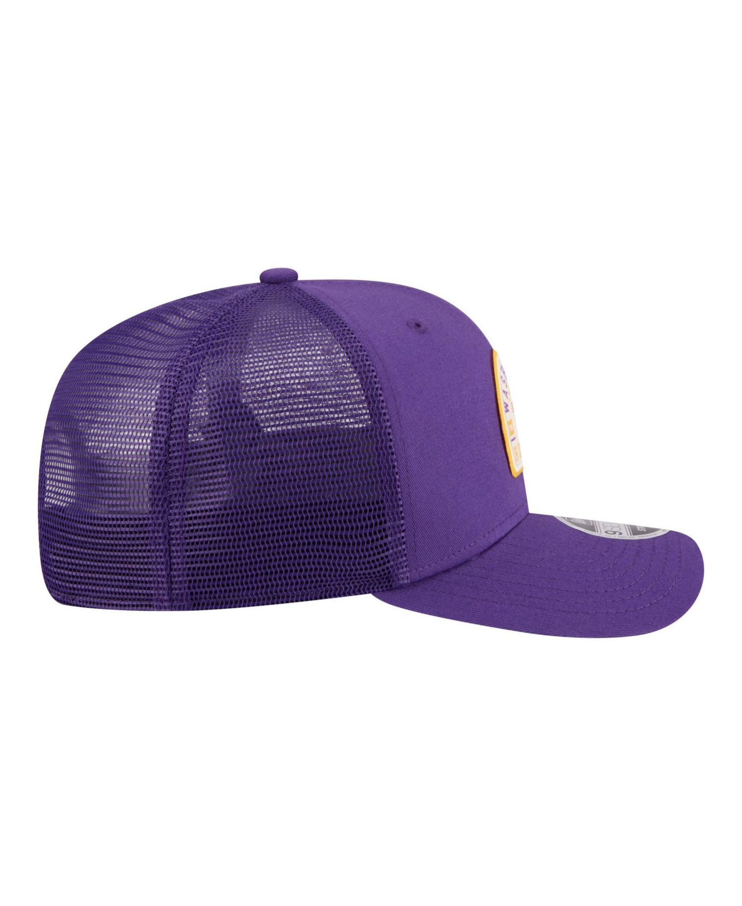 Men's Purple Washington Huskies Patched 9SEVENTY Trucker Adjustable Hat