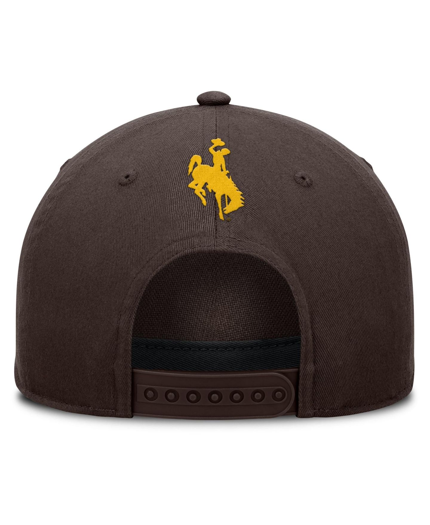 Мужская кепка Fanatics Brown Wyoming Cowboys Foul Ball Rope Adjustable Hat — фото 3