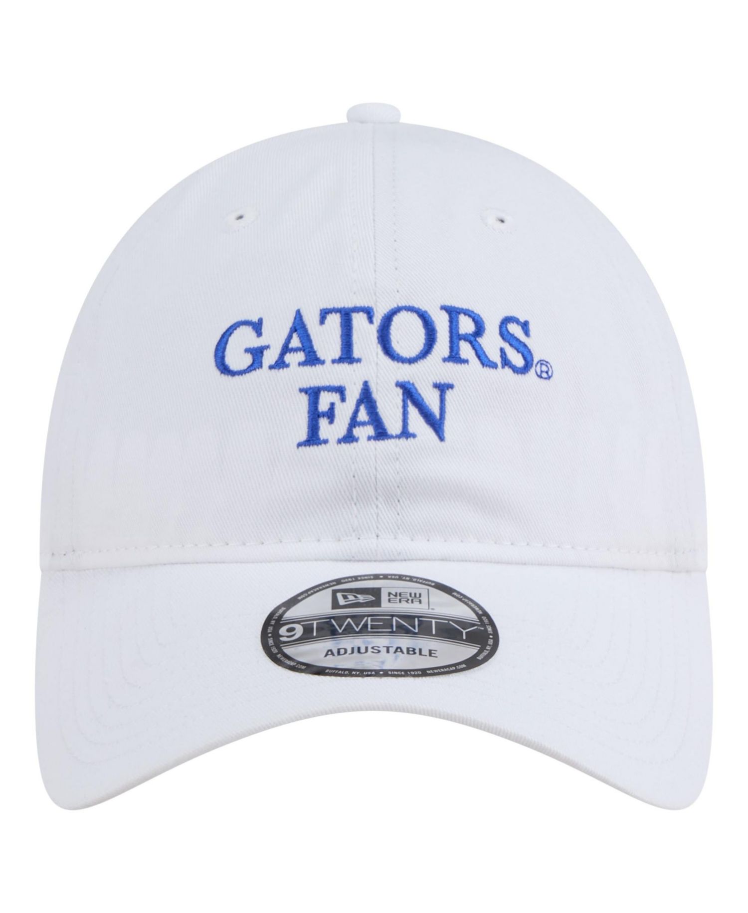 Men's White Florida Gators Fan 9TWENTY Adjustable Hat
