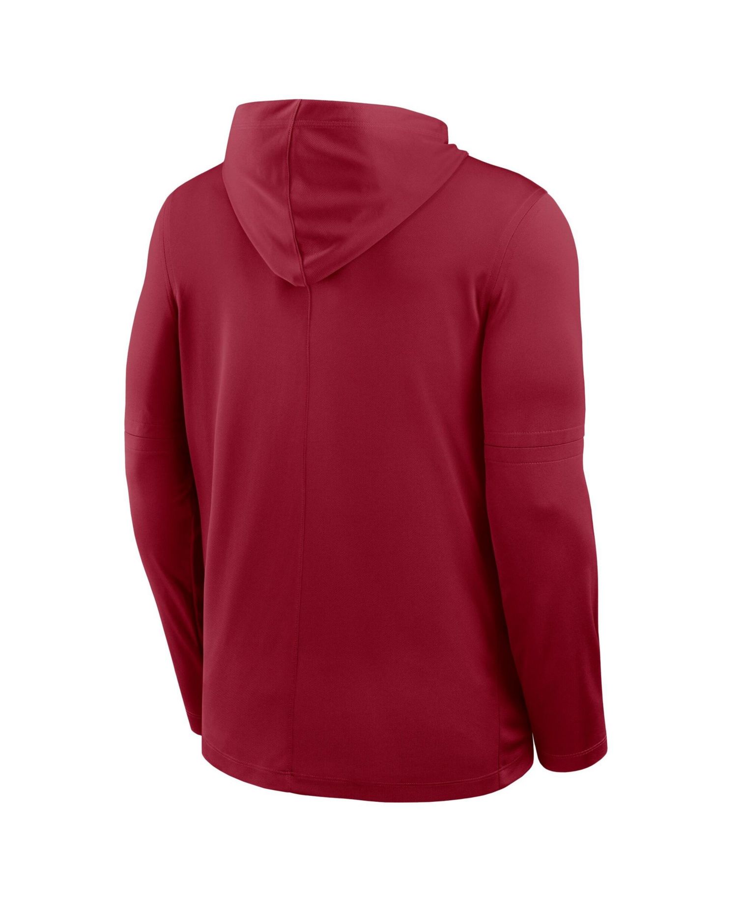 Men's Crimson Washington State Cougars 2026 Sideline Dri-FIT Lightweight Hooded Top