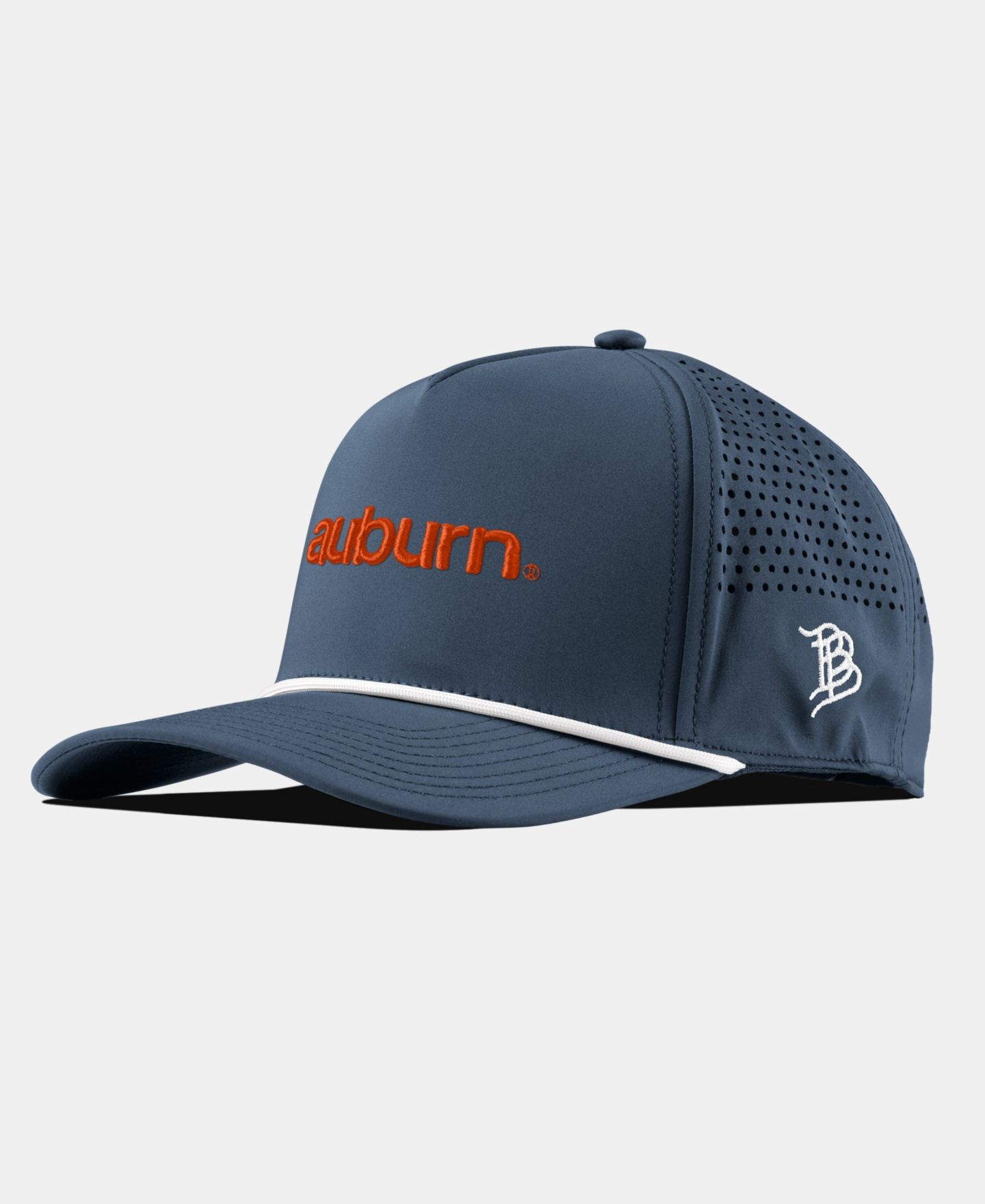Мужской головной убор Branded Bills Navy Auburn Tigers Statement Adjustable Rope Hat — фото 1