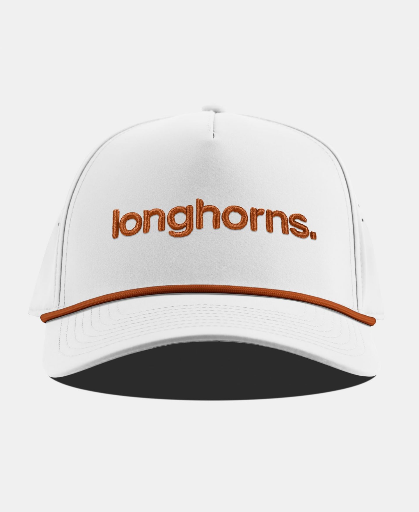 Мужской головной убор Branded Bills White Texas Longhorns Statement Adjustable Rope Hat — фото 3