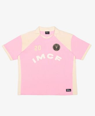 Men's and Women's Pink Inter Miami CF Color Block Fashion Top