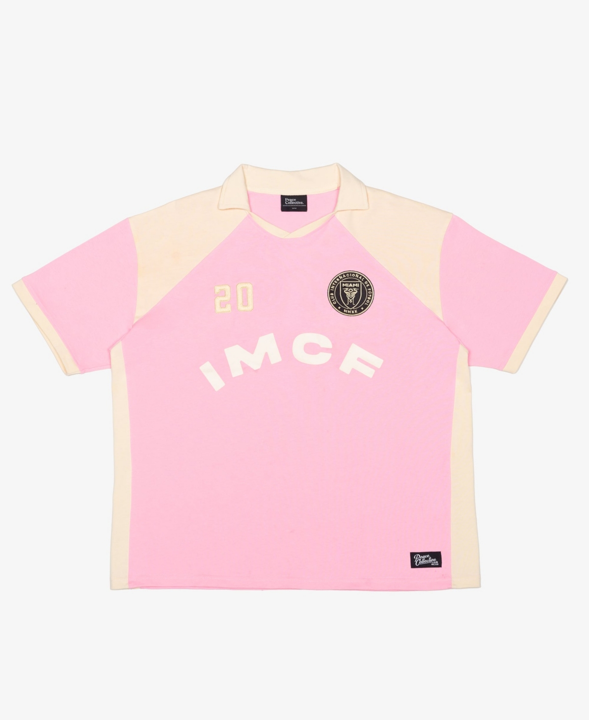 Peace Collective Men's And Women's Pink Inter Miami Cf Color Block Fashion Top