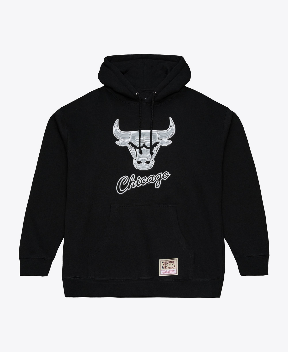 Mitchell & Ness Men's Black Chicago Bulls Chrome Hoodie
